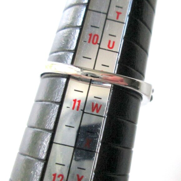 Statement Ring Sterling Silver 925 Pink Cushion Cut Pink Crystal Size 10 1/2 - Picture 5 of 13